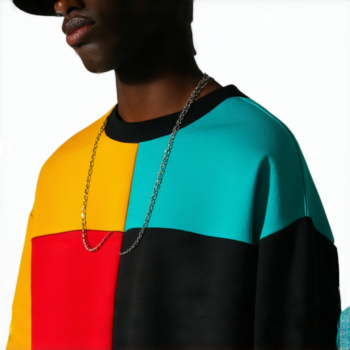 這件時尚衛衣展示了獨特的設計和顏色，適合各種場合的搭配，能夠輕鬆改變你的穿搭習慣，讓你在日常生活中散發自信，成為時尚焦點。