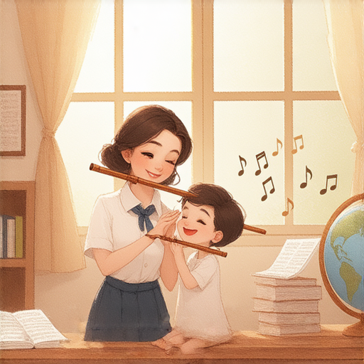 探索牧童笛的音樂魅力，外籍英文老師一對一教學，交流文化之美，學生與老師互動學習音樂，享受精彩的課堂氛圍。