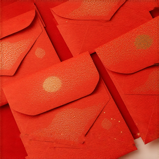 驚艷紅包袋DIY燙金技巧，展現獨特手作風格，圖片中展示多款色彩豐富的紅包袋，搭配閃亮燙金圖案，凸顯創意與個性。