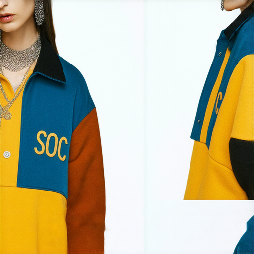 穿著SOC褸的女性展示時尚感，搭配多種風格配件，展現不同搭配技巧，吸引視線，讓人想學習搭配秘訣，提升個人風格和魅力。