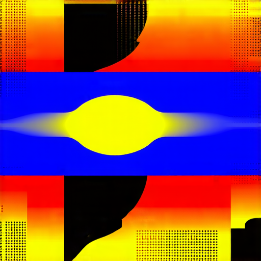 一幅色彩繽紛的海報展示設計過程，展示創意的元素與秘密技術，吸引觀眾探索不為人知的海報設計背後故事，揭開神秘面紗的视觉效果。