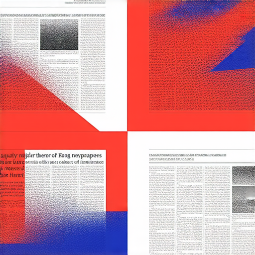 揭秘香港報刊的四大理論，展示新聞力量與影響力的圖示，強調新聞在社會中的重要角色與責任，讓讀者重新認識媒體與信息的關聯。