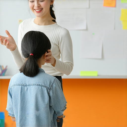 一對一外籍英文老師授課情境，學生專注學習，互動交流，提升英語技能，探索英語學習的無限可能，讓學習變得有趣有效。