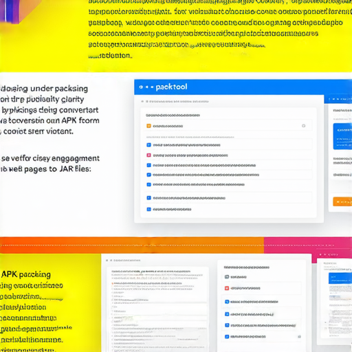 APK包裝過程圖示，展示如何使用apktool工具進行APK打包，並揭示網頁與Jar檔轉換的技巧，包含相關操作步驟和界面截圖，幫助用戶從零開始學習APK打包。