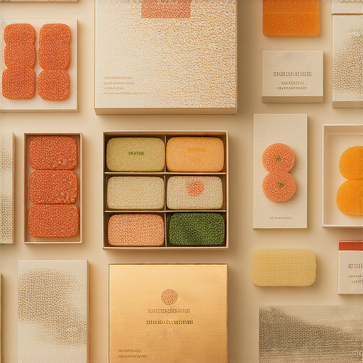 探索韓國與日本的打包文化及法國政府推廣此潮流的圖片，展示多種精美打包餐具與美味食物，突顯文化交融及飲食美學的創新。