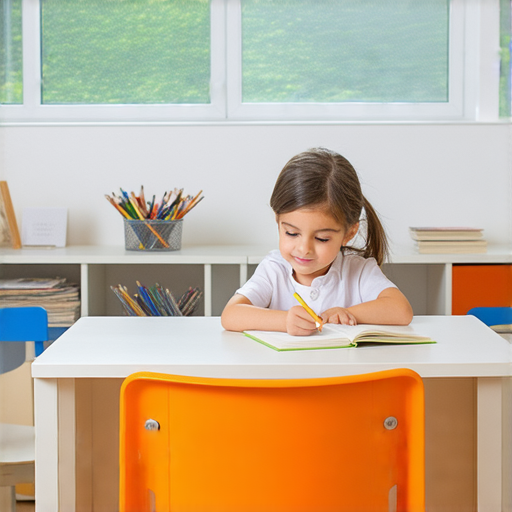 外籍老師一對一英文課程推廣圖片，展示學習環境及教材，強調提升英文實力的機會，吸引學員點擊了解更多資訊。