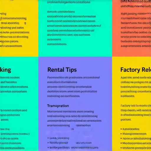 搬遷必看資訊圖，介紹租屋及廠房搬遷期的注意事項與秘訣，幫助使用者順利入住新家或新廠房，確保搬遷過程順利，關鍵字涵蓋租屋、廠房、搬遷期等。