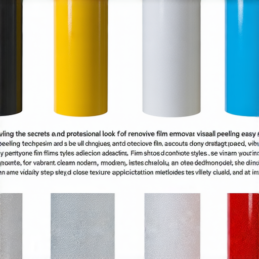 揭開保護膜的秘密，展示輕鬆撕貼技巧與挑選建議，解決不黏困擾的整體流程，圖片中包含各種保護膜的樣式與使用示範。