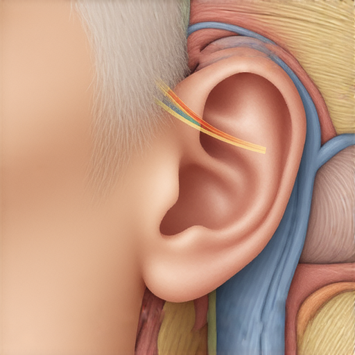 耳水不平衡造成的耳朵內部結構展示，強調耳內平衡感的重要性和影響，包含耳朵解剖圖和改善平衡感的方法，視覺引導讀者了解耳水平衡的重要性。