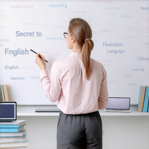 外籍老師一對一英文教學場景，學生與老師互動，專注學習，流利英語的秘訣，提升英語能力，開啟語言學習新體驗。