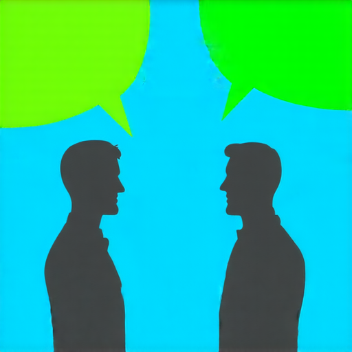 雙向溝通的秘密圖示，展示了有效對話的技巧和策略，強調互動和理解的重要性，讓你的對話從此引人入勝，增進人際關係和交流技巧。