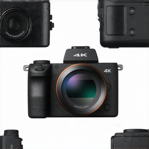 五款驚豔的4K相機展示其卓越畫質，改變攝影體驗，圖片中可見各款相機的外觀特色，輕巧設計及精彩拍攝效果，展現攝影的無限可能。