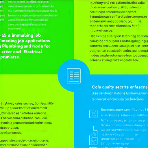 立即應徵水電技工，展示高薪秘訣與職業新未來的資訊圖，強調技能提升與求職機會，吸引對水電行業感興趣的求職者。