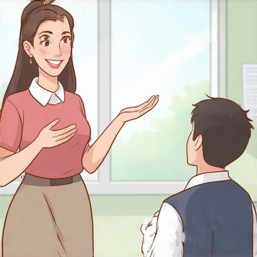 外籍老師與學生面對面互動學習英文，專注於一對一教學，展現流利對話的秘訣，提升語言能力，增強自信心，享受愉快的學習過程。