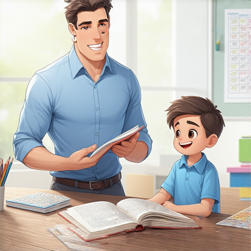 外籍老師與學生進行一對一英文教學，學生表現出專注與學習熱情，顯示學習潛力。圖片展示互動學習環境，適合提升英文能力。