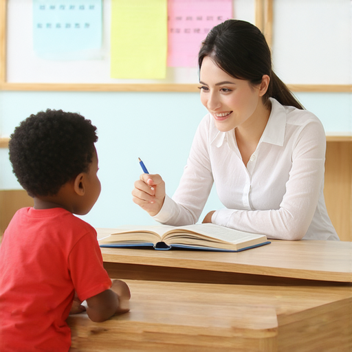 解碼人文魅力的圖片，展示一對一外籍英文教學，學員與老師互動交流，背景為教室環境，激發學習興趣，開啟英文新視野，提升語言能力。