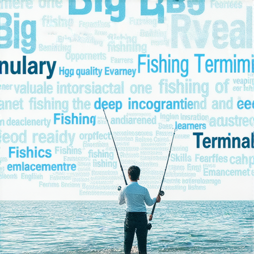 釣魚英文大揭秘的圖片，展現專業釣魚台的各種術語，鼓勵學習者報名外籍老師一對一指導，提升釣魚相關英語能力，掌握專業詞彙，釣魚愛好者不可錯過的機會。