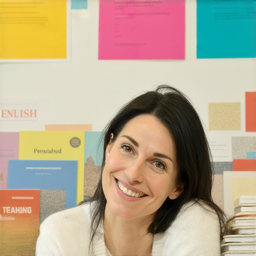 一位外籍老師正在與學生進行一對一的英語教學，背景展示英語學習材料，揭開鬼佬英語的神秘面紗，強調個性化教學服務的吸引力。