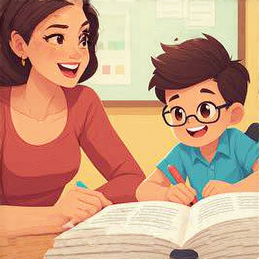 外籍老師一對一英文教學的學員正在熱情互動，學生專注學習，開啟流利英語之旅，課堂充滿活力，突破語言障礙的完美場景。