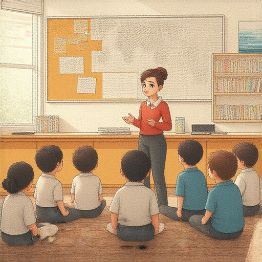 揭開腐蝕的祕密，外籍英文老師教學場景，學生專注學習英文，背景有學習資源，鼓勵探索背後的真相，提升英語能力。