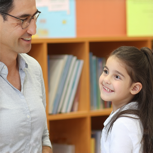 一位外籍老師與學生進行一對一英語教學，學生表現出自信的神情，背景為舒適的教室環境，傳達擺脫英語鄙視的學習氛圍。