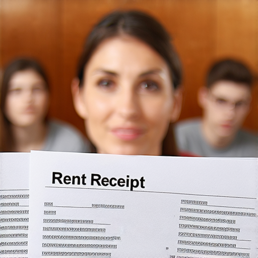 外籍英文老師正指導學生如何獲取租金收據，畫面顯示學生專注聆聽，背景有學習資料和筆記，呈現輕鬆學習氛圍，讓租金收據獲取變得簡單。