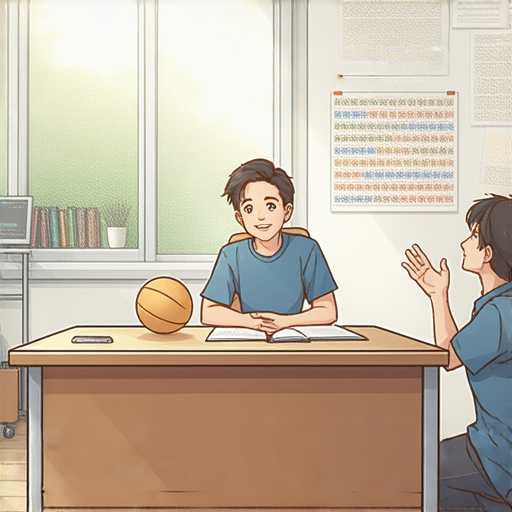 閃避球的英文說明，外籍老師一對一教學的場景，學生專注學習，讓你了解閃避球的相關詞彙，探索學習新語言的樂趣。