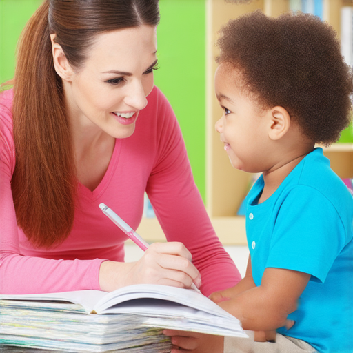 打破聽障界限的場景，外籍老師與學生一對一互動，專注學習英文，展示語言學習的積極氛圍，讓學生即刻開啟新的語言世界。