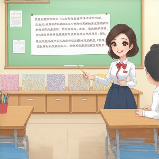 外籍英文老師與學生一對一教學的場景，展現母愛的偉大與教育的力量，教室內充滿互動與學習的氛圍，展示英文學習的重要性及其對個人成長的影響。