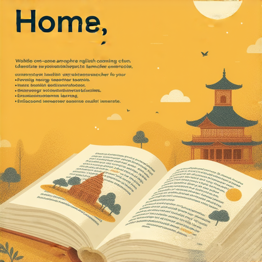 與外籍老師一對一學習《家家》的課程海報，呈現豐富的英語學習資源，探索過去的神秘面紗，提升英語能力，互動學習環境充滿活力與樂趣。