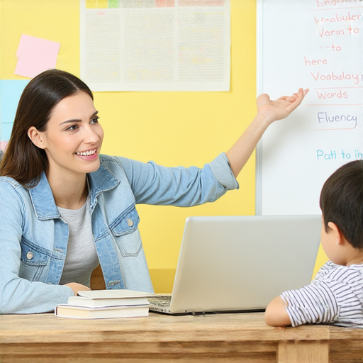 外籍老師一對一英語課程，提升英文能力，學員在課堂中專注學習，開啟流利之路，展示愉快的學習氛圍和互動交流。