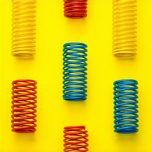 彈簧玩具的秘密在於其獨特結構和動態特性，能激發創意思維，提升學習興趣，圖中展示一組多彩彈簧玩具，適合探索一對一英文學習的創意方法。