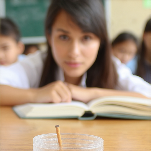 外籍老師教學場景，學生專注學習英文，桌上有煙灰缸，象徵學習過程中的思考與放鬆，強調學習英文能改變生活，立即體驗一對一教學的好處。