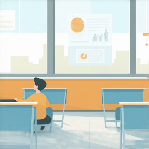 一名外籍老師正在進行一對一的英文課程，學生專注聆聽並積極參與，教室內具現代感，象徵打破語言障礙，提升流利講英語的學習效果。