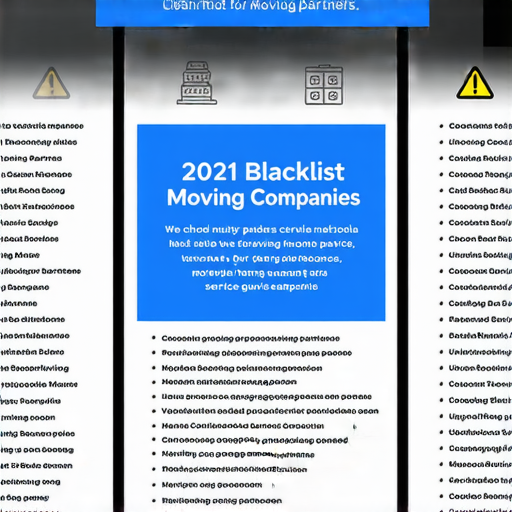 2021搬屋公司黑名單揭露圖片，顯示搬運公司名稱及評價，提醒讀者注意搬運服務品質，了解搬運公司真相，選擇可信賴的搬家合作夥伴。