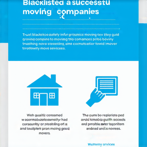 揭露搬屋公司黑名單的資訊圖，展示搬家秘訣和避免受騙的方法，幫助消費者選擇信譽良好的搬家公司，提高搬家過程的安全性和效率。