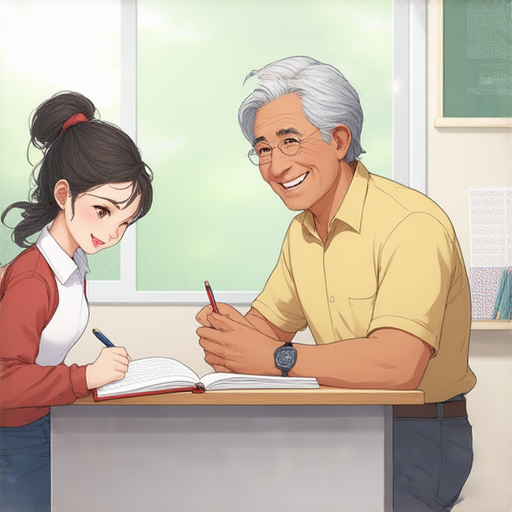 外籍英文老師一對一教學的情境，學生與老師互動專注，展示學習語言的熱情與樂趣，讓學習更加生動有趣，助你留住學習熱情，立即啟程提升英文能力。