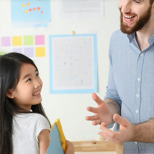 外籍老師一對一教授英語的教學情境，學生與老師互動積極，展現學習樂趣，語言環境營造良好，促進英語能力提升，讓學生成就飛躍新高度。