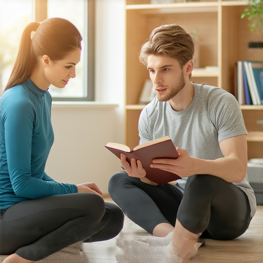 肌肉酸痛帶來英語學習的機會，外籍老師一對一教學，提升英語能力，克服挑戰，實現自我進步的過程，運動與語言學習的完美結合，享受學習的樂趣。