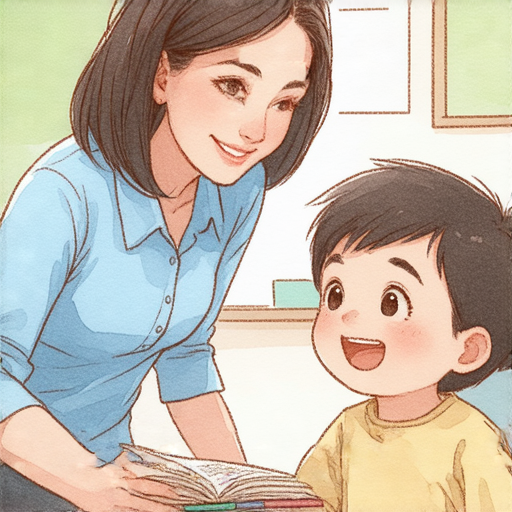 外籍老師與學生一對一互動學習英語的場景，彰顯突破語言界限的理念，展現學習者新的人生旅程啟程的勵志畫面，強調即刻學習的機會。