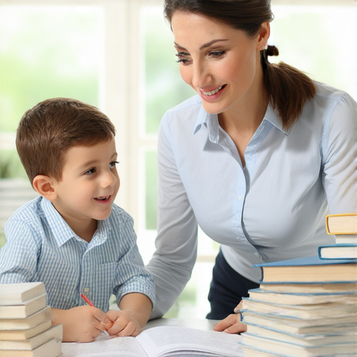 與外籍老師互動學習英文的學生，表情專注且愉快，桌上有英語書籍和筆記，背景是明亮的教室環境，體驗學習轉變的魔法，揭開英文學習的秘密。