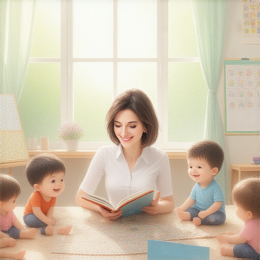 聖道明中英文幼稚園外籍英文老師一對一教學，孩子們快樂學習英文，提升語言能力和自信心，愛上語言學習的場景。