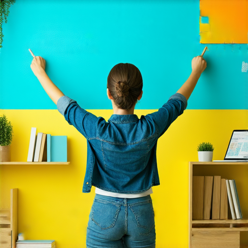 外籍英文教師在課堂上指導學生學習，營造互動氛圍，幫助學生提升語言技能，並激勵他們想像標槍飛得更遠，攀登學習高峰。