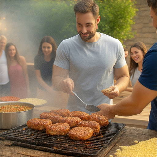 烤肉英語學習課程，外籍老師一對一指導，學員互動教學，增強烤肉對話能力，體驗全新學習方式，提升英語溝通技巧，歡樂烤肉氛圍。