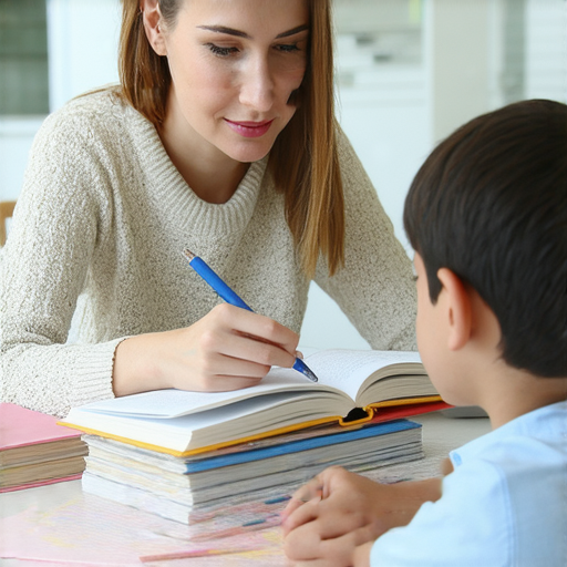 外籍教師一對一教學場景，學生在專注學習流利英文，桌面上有教材和筆記，展示轉捩點及學習進步。