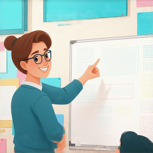 一名外籍英文老師正在與學生一對一進行互動教學，課堂上充滿生動的學習氛圍，老師使用獨特的教學法打破語言藩籬，促進學生的英文能力提升。