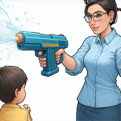 高壓水槍的強大潛力展示圖，外籍英文老師與學生一對一教學互動，提升學習效果，報名體驗立即行動，探索高效英文學習。