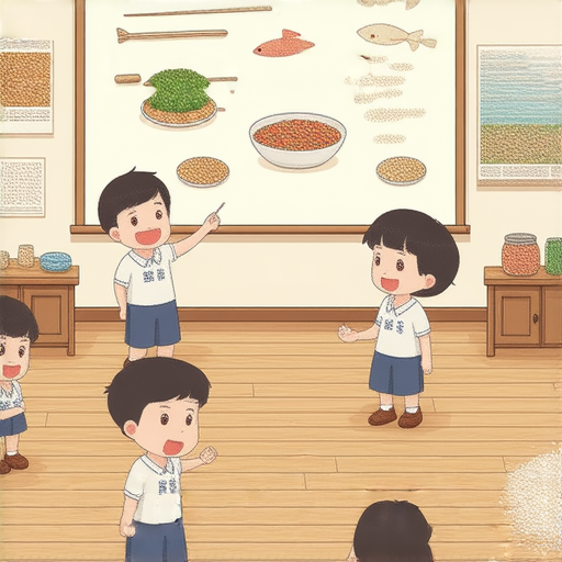 探索白飯與魚的英文課程，專業外籍老師帶領學習，呈現圖片中的學生互動、教學情境及教具，讓你零距離掌握美味與語言的完美結合。