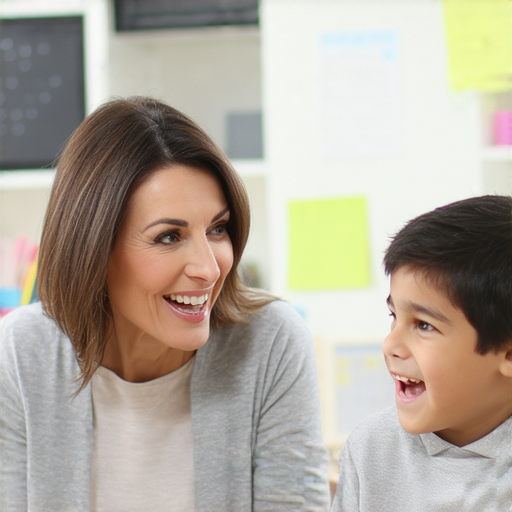 外籍老師一對一教學，學生專注學習英文，透過互動體驗發現學習樂趣，開啟語言之旅的快樂時刻，展示英語學習氛圍。