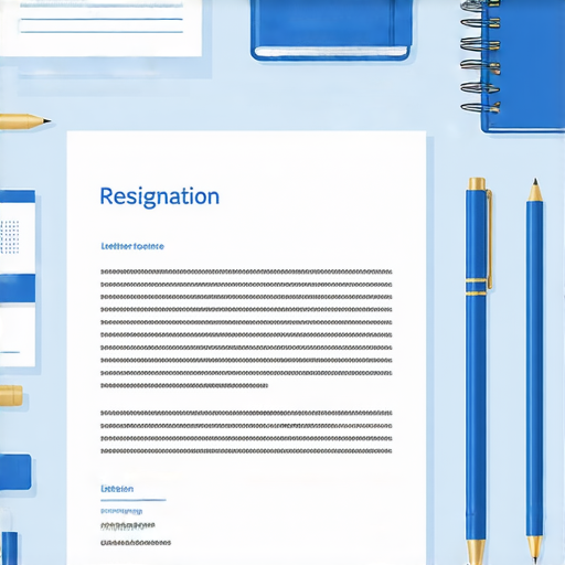 辭職信範本及寫作技巧圖示，介紹如何用英文撰寫辭職信，提升寫作技能，幫助求職者熟練表達，展現專業形象與自信。